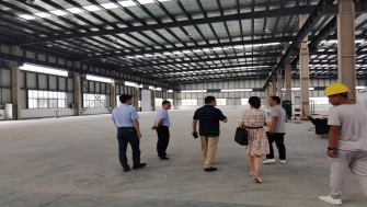 高新區(qū)管委會劉亞東主任調(diào)研我司承建的通晟汽車、全智機(jī)械項(xiàng)目